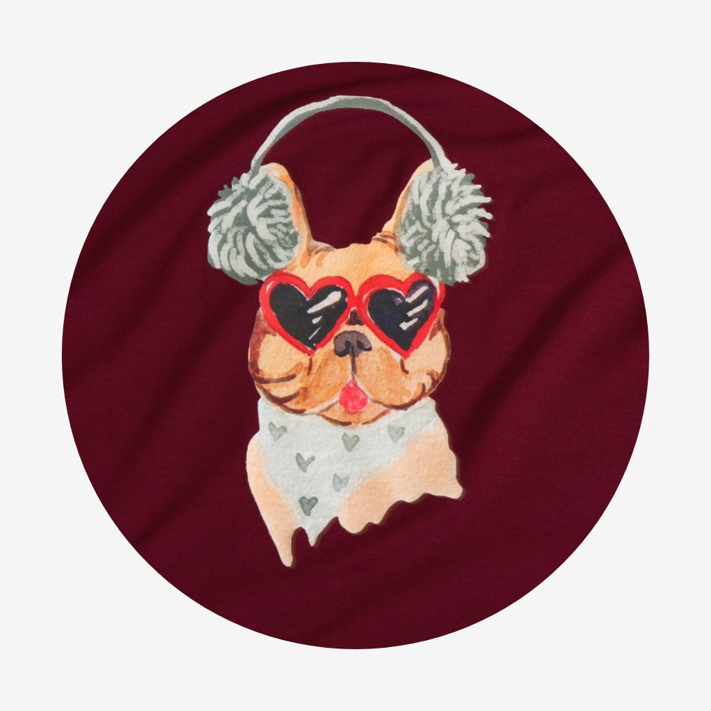 Chill Frenchie Ruffled Top