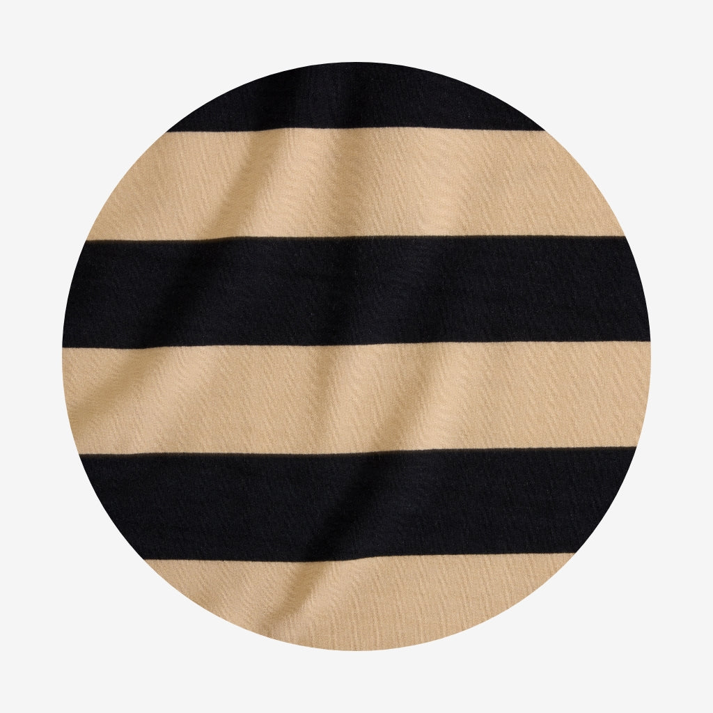 Hufflepuff House Stripe French Terry Polo Shirt
