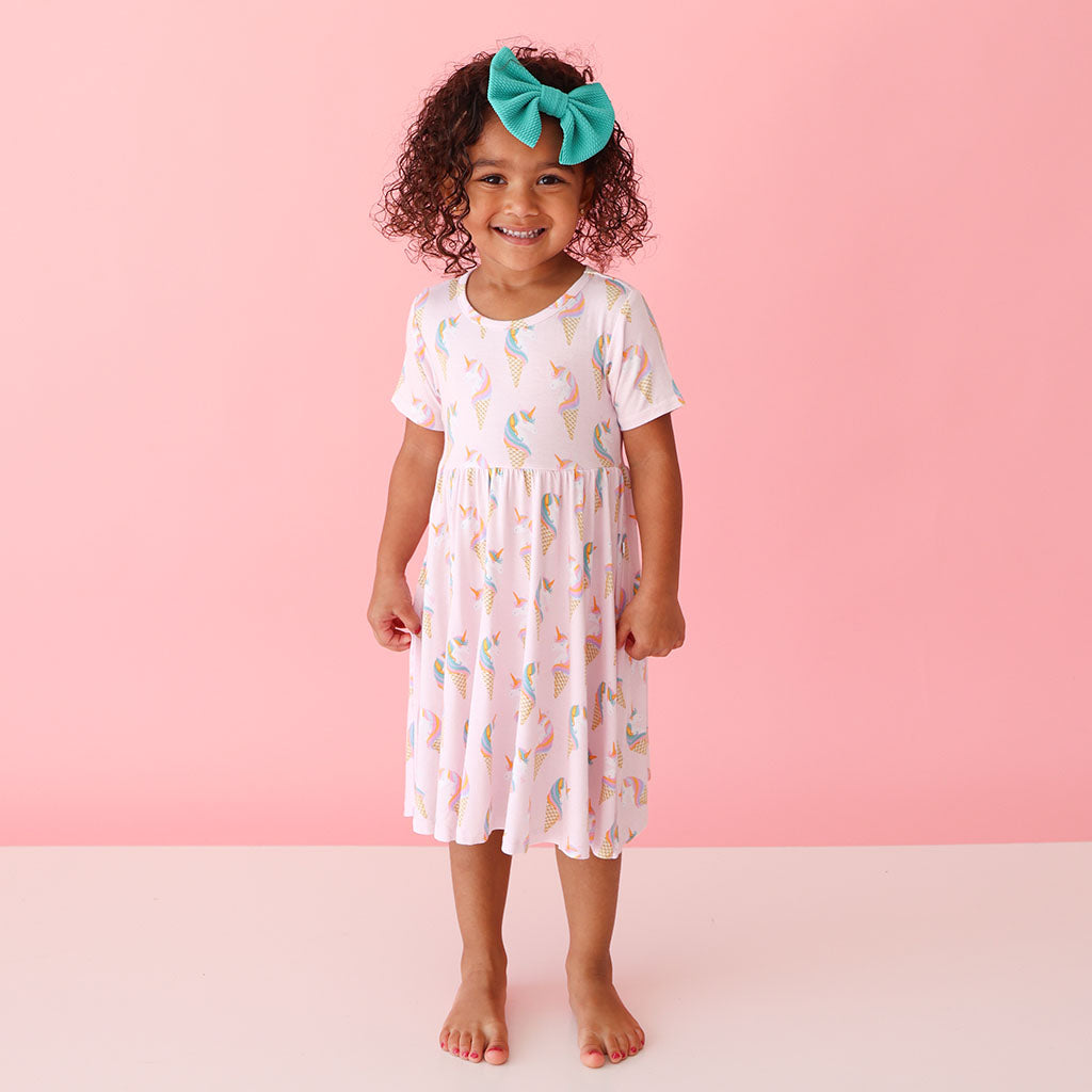 Unicorn Ice Cream Twirl Dress