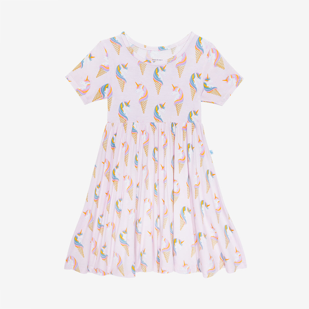 Unicorn Ice Cream Twirl Dress
