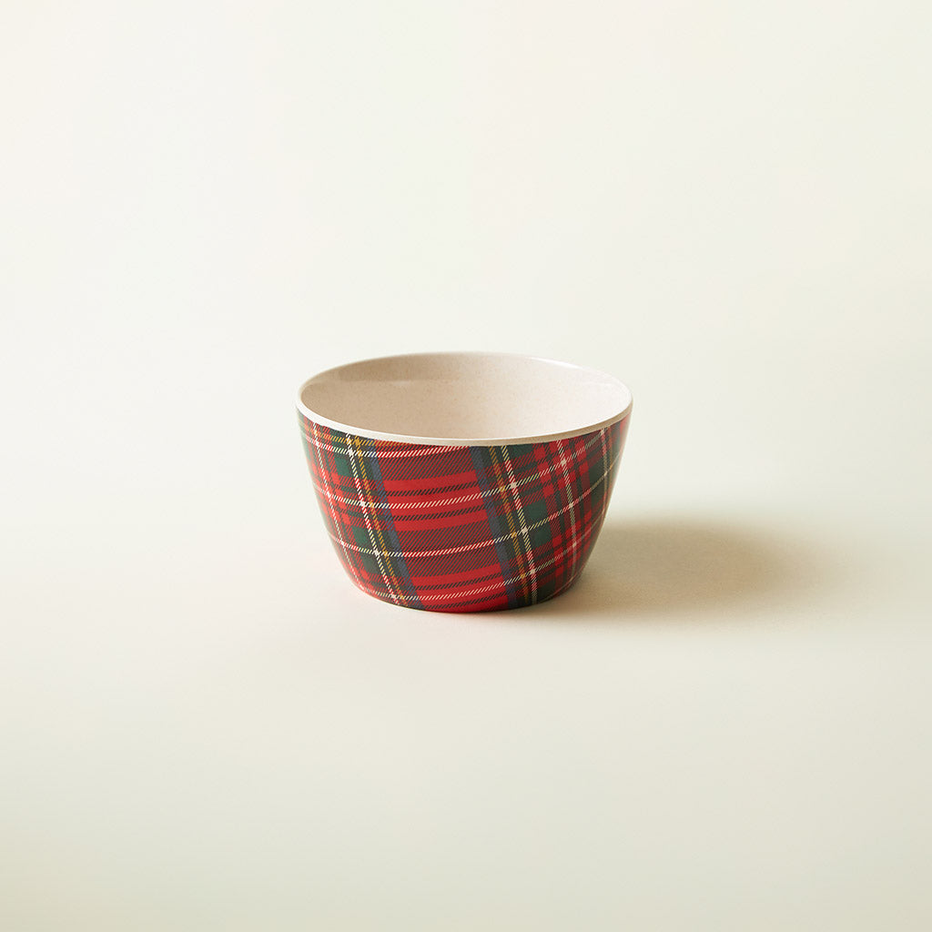 Red Tartan Plaid Dinnerware 3-Piece Set