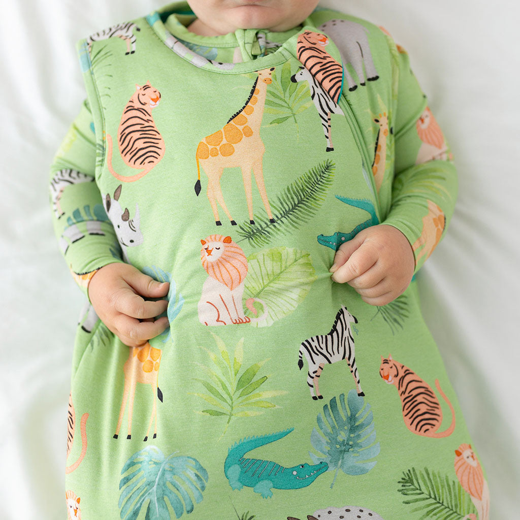 Safari Animals Sleeveless Sleep Bag