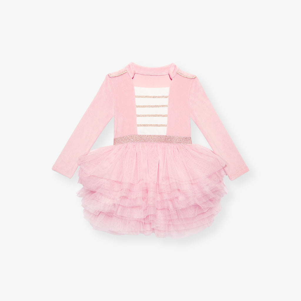 Posh Pink Nutcracker Velour Tulle Dress
