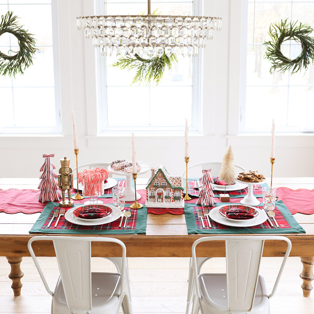 Red Tartan Plaid Placemats (Set Of 4)