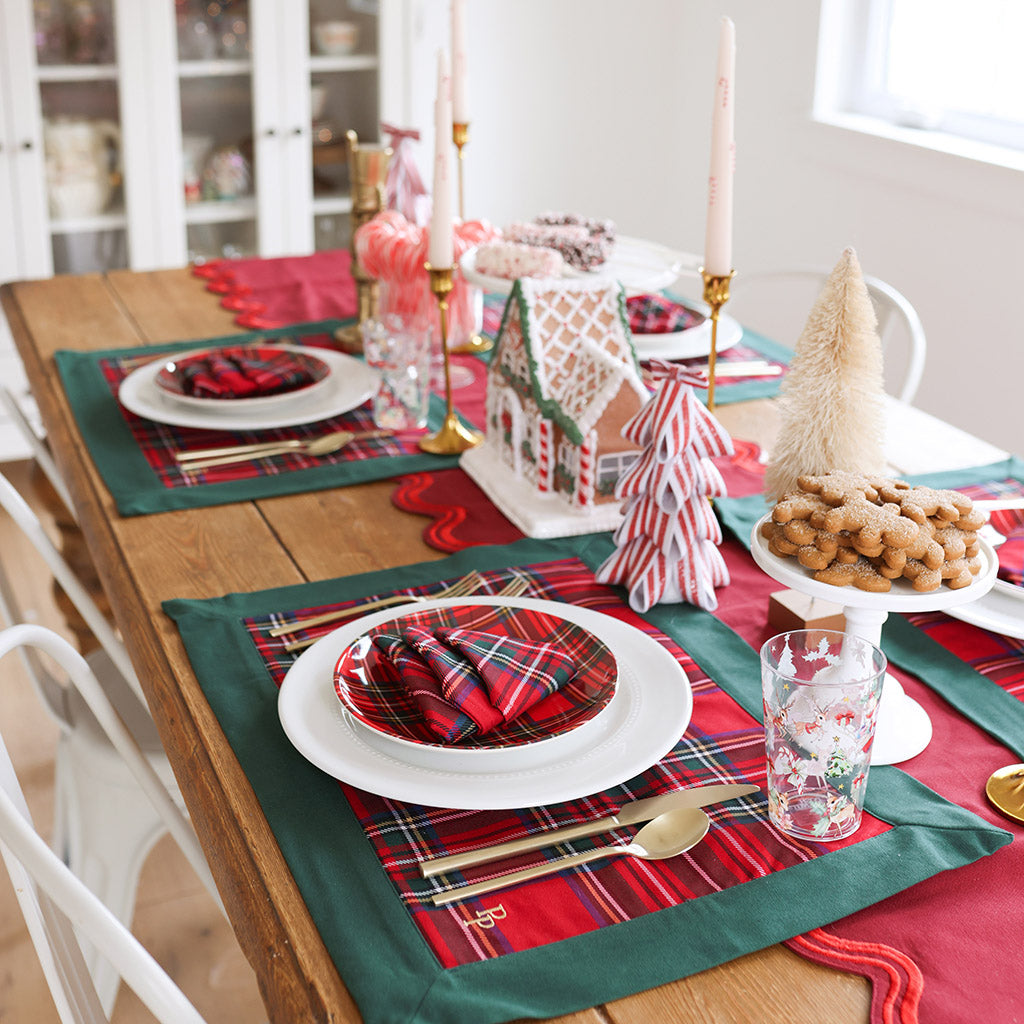 Red Tartan Plaid Napkins (Set Of 4)