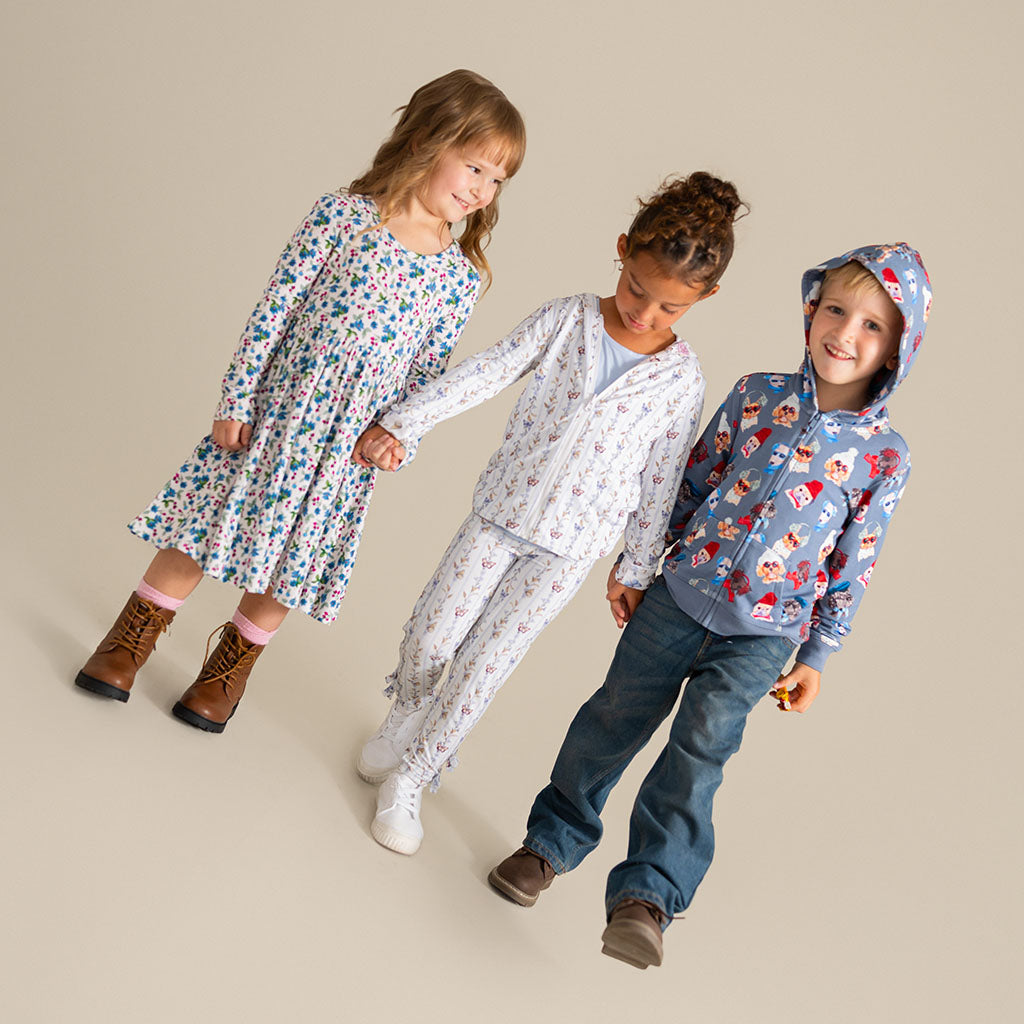 Quinlyn French Terry Zippered Hoodie