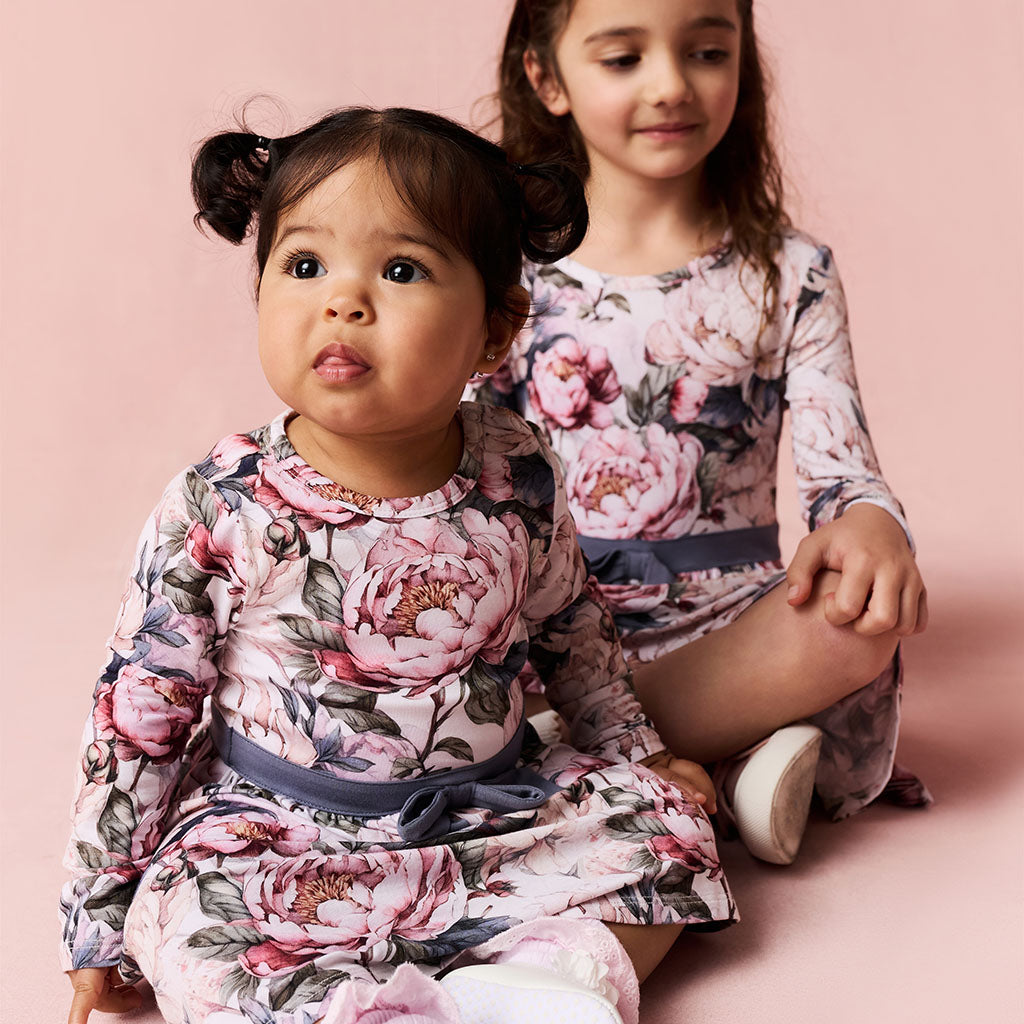Aster Bow Twirl Dress