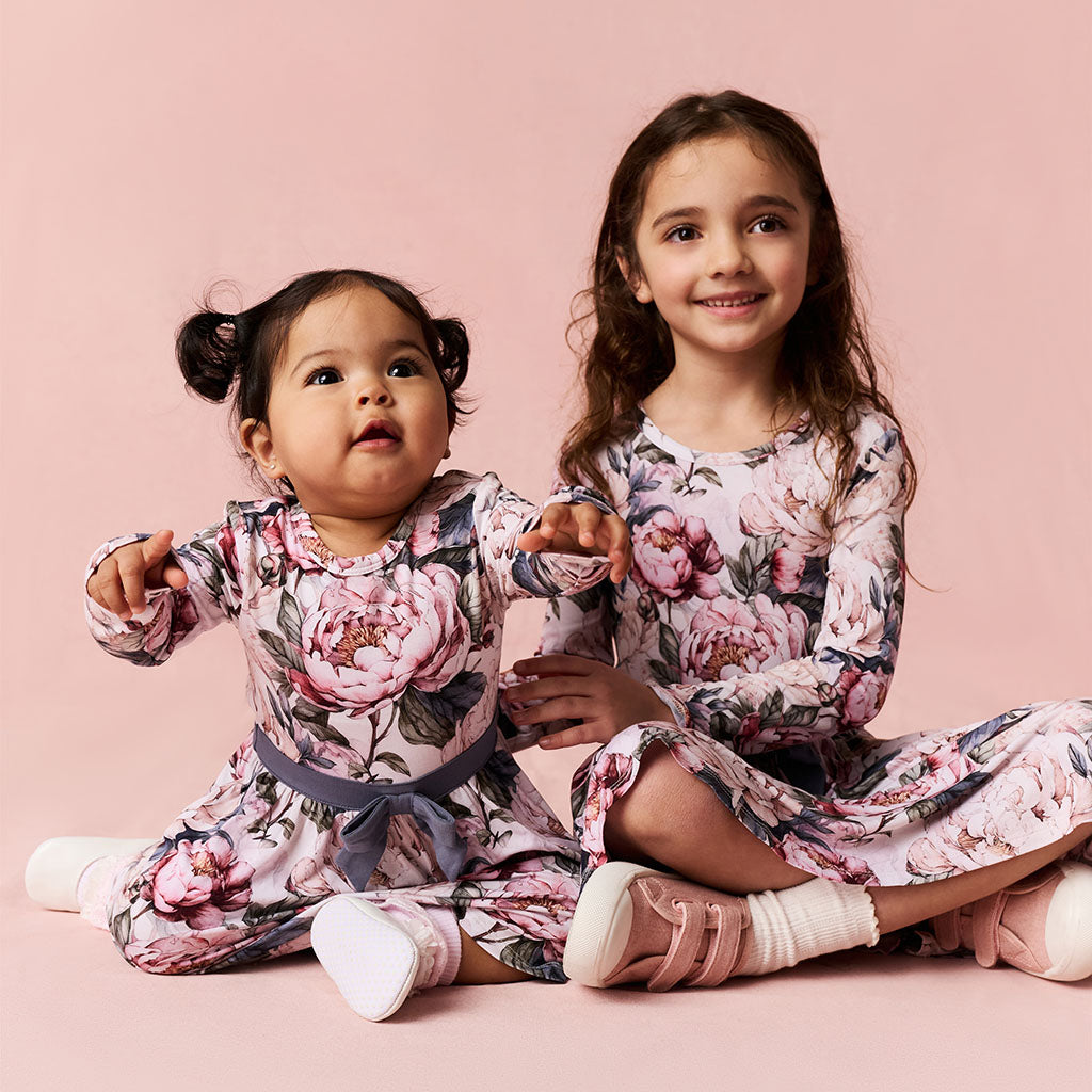 Aster Bow Twirl Dress