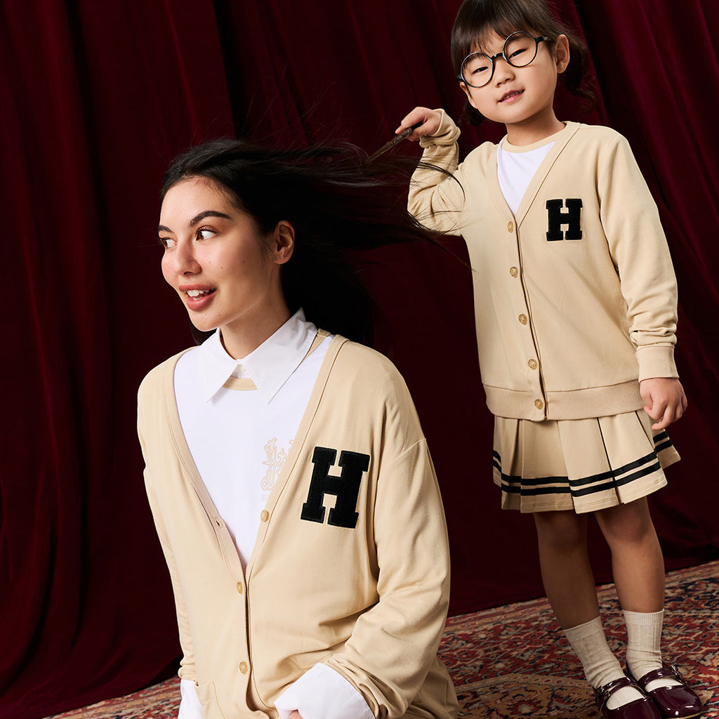 Hufflepuff Varsity League French Terry Varsity Cardigan
