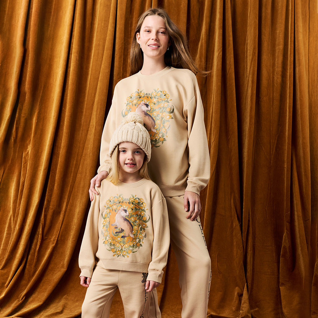 Hufflepuff Varsity League Fleece Sweatshirt Jogger Set