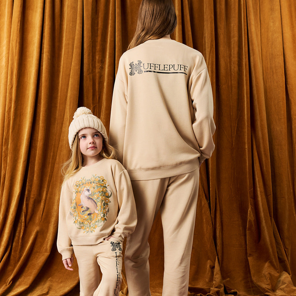 Hufflepuff Varsity League Fleece Sweatshirt Jogger Set