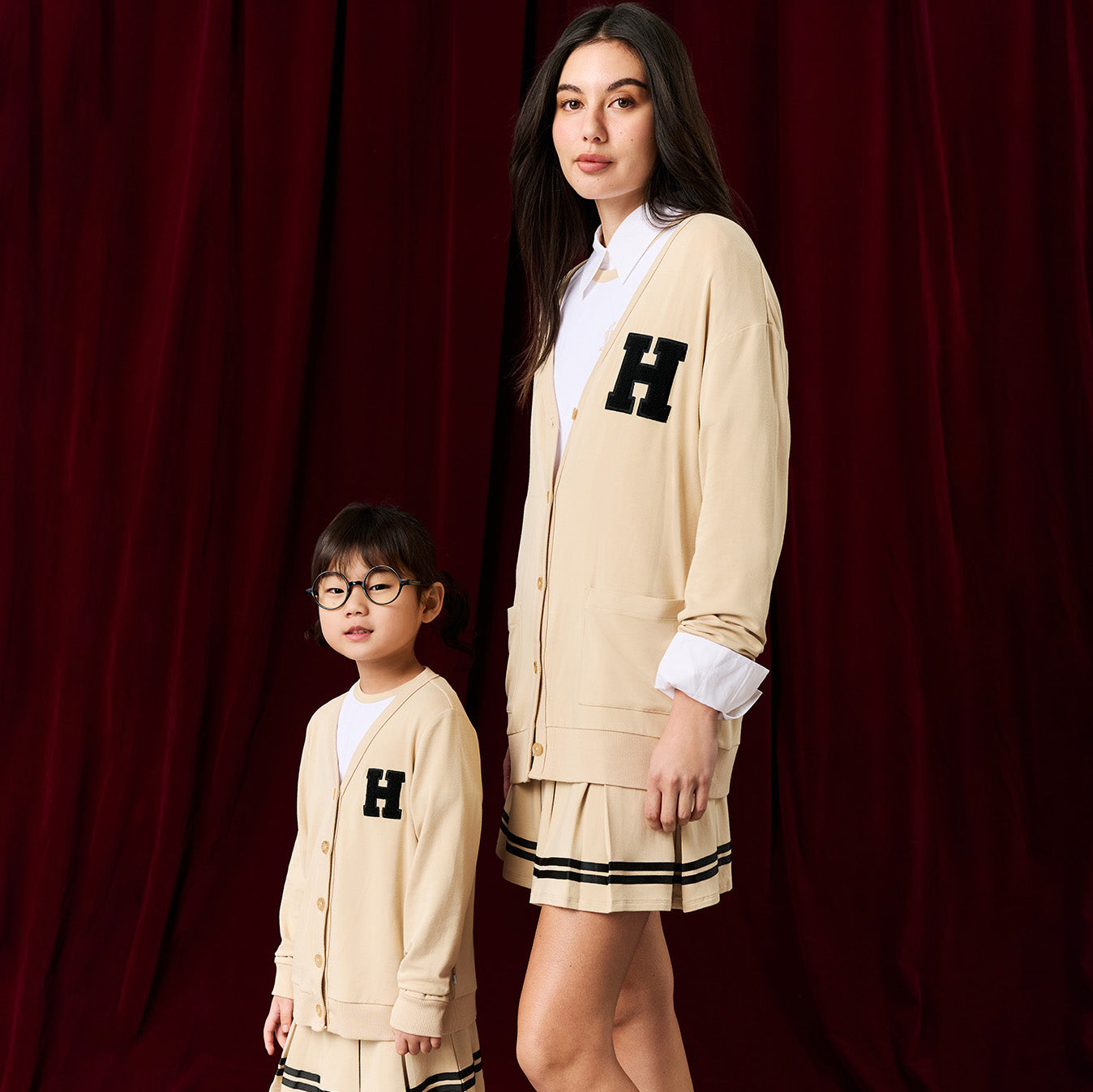 Hufflepuff Varsity League French Terry Varsity Cardigan