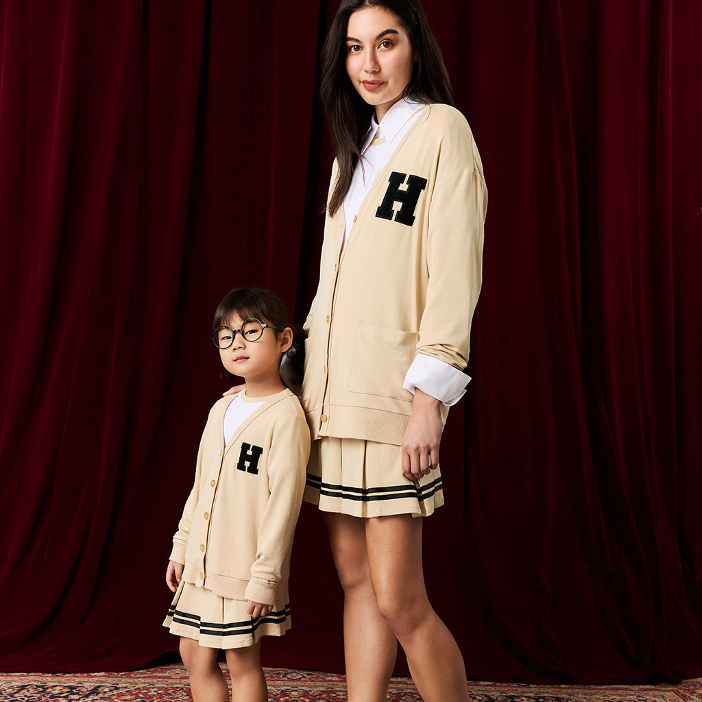 Hufflepuff Varsity League French Terry Varsity Cardigan