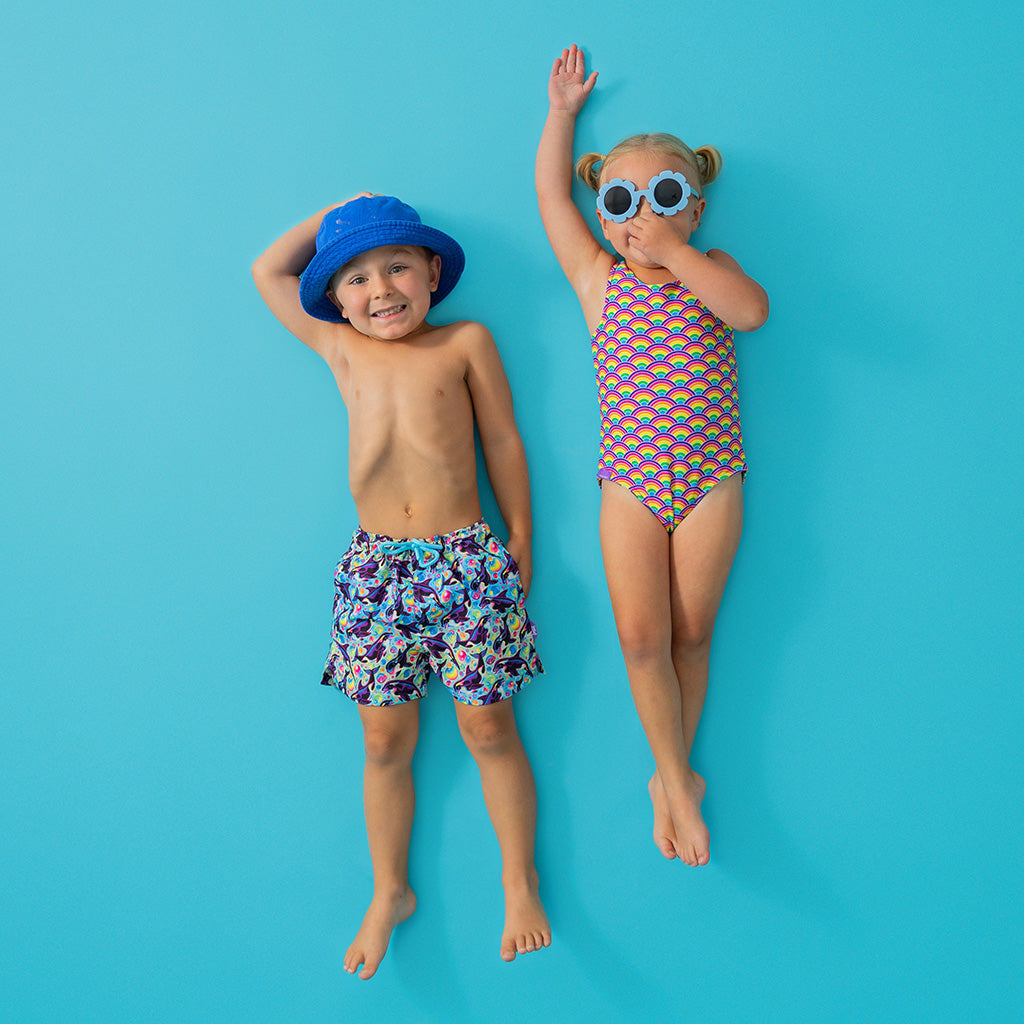 Lisa Frank® Max Splash Swim Trunks