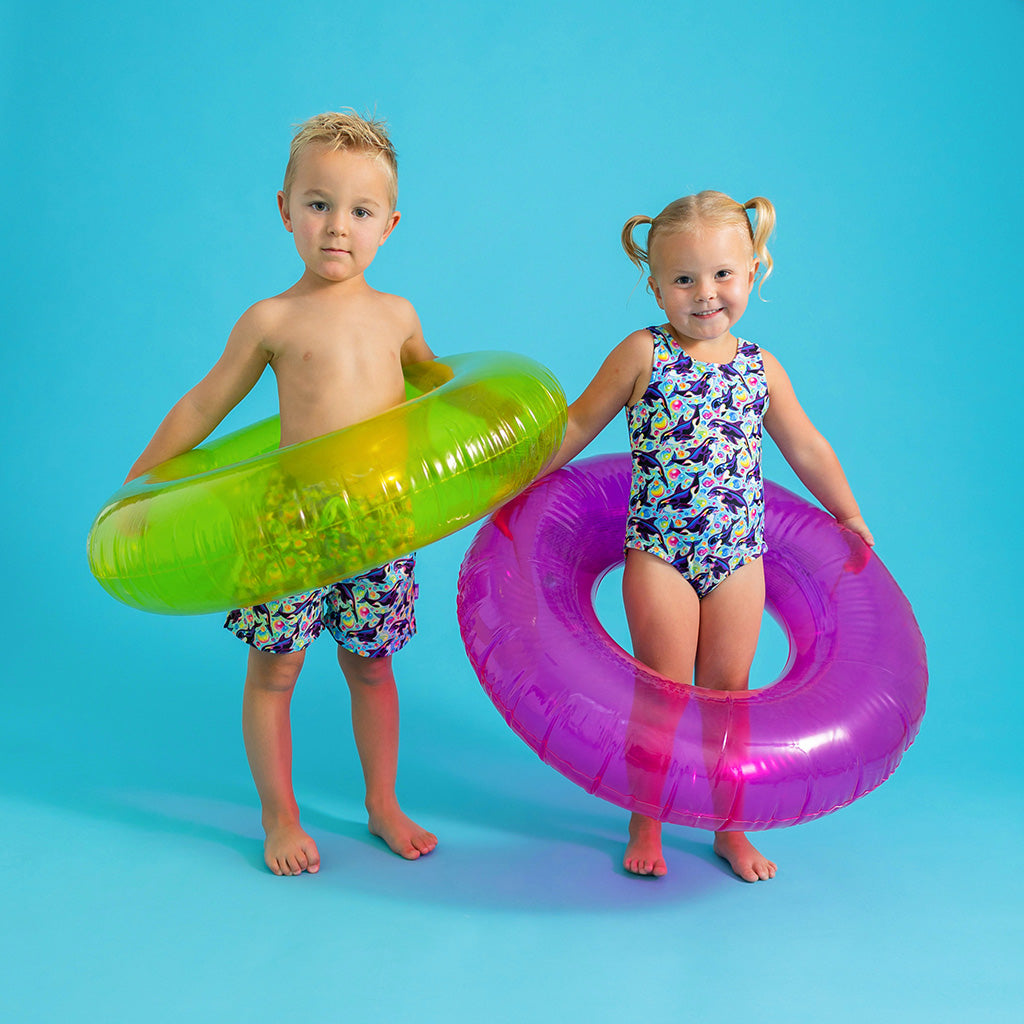 Lisa Frank® Max Splash Swim Trunks