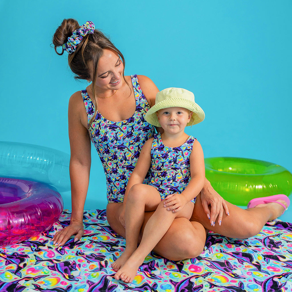 Lisa Frank® Max Splash Women's Reversible One Piece Swimsuit
