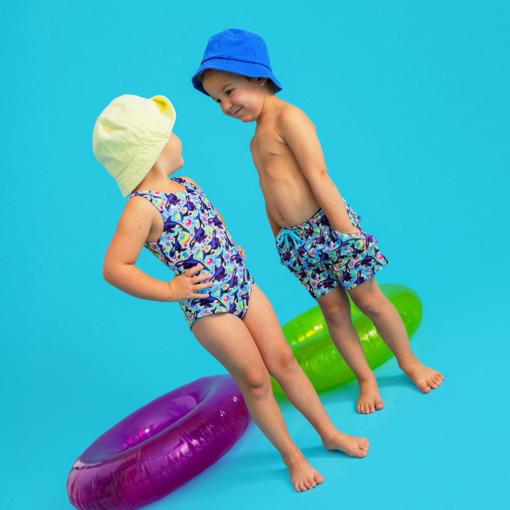 Lisa Frank® Max Splash Swim Trunks
