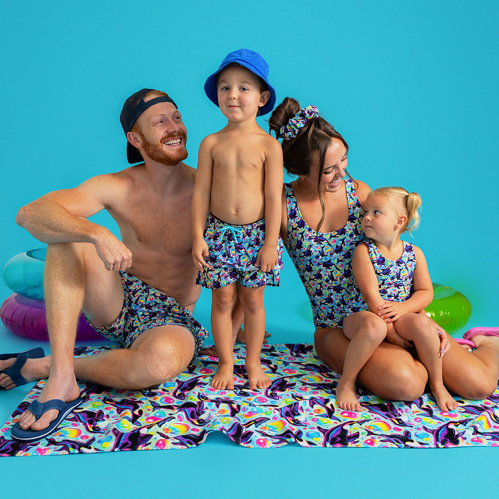 Lisa Frank® Max Splash Men's Swim Trunks