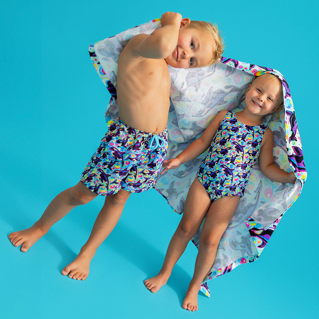 Lisa Frank® Max Splash Swim Trunks