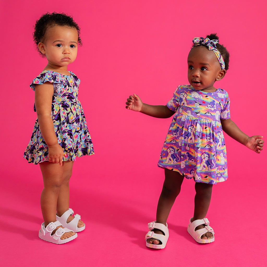 Lisa Frank® Tikanni Criss-Cross Twirl Bodysuit Dress