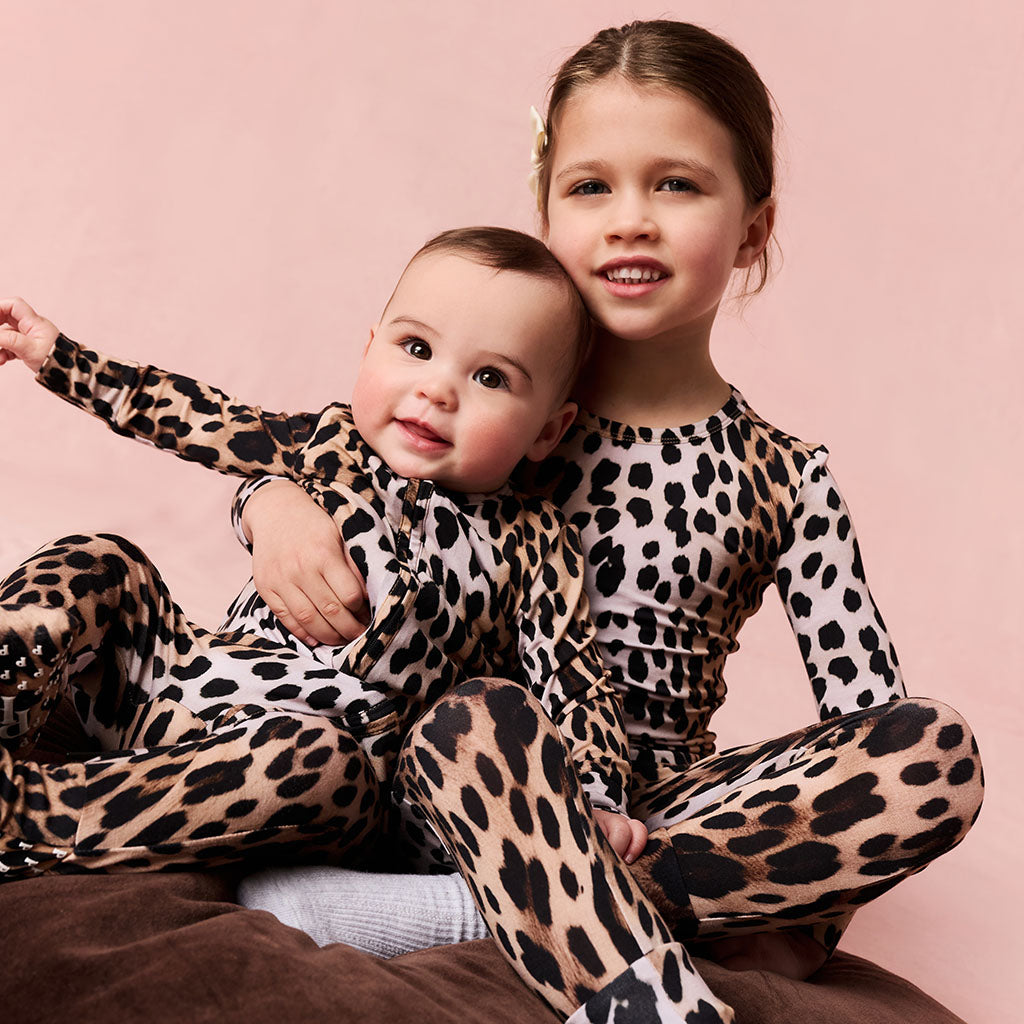 Loretta Leopard Classic Pajama Set