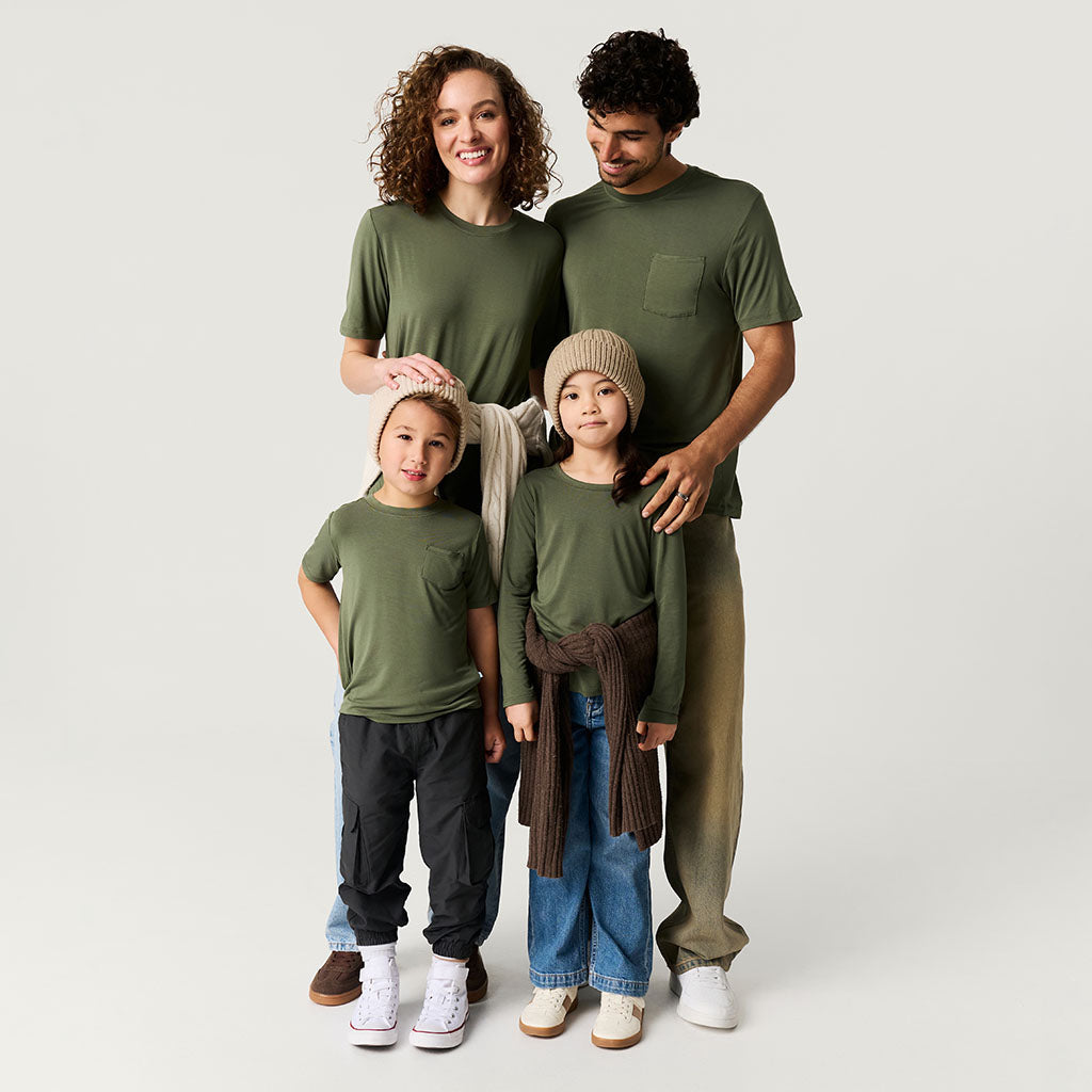 Olive Men's Pocket Tee