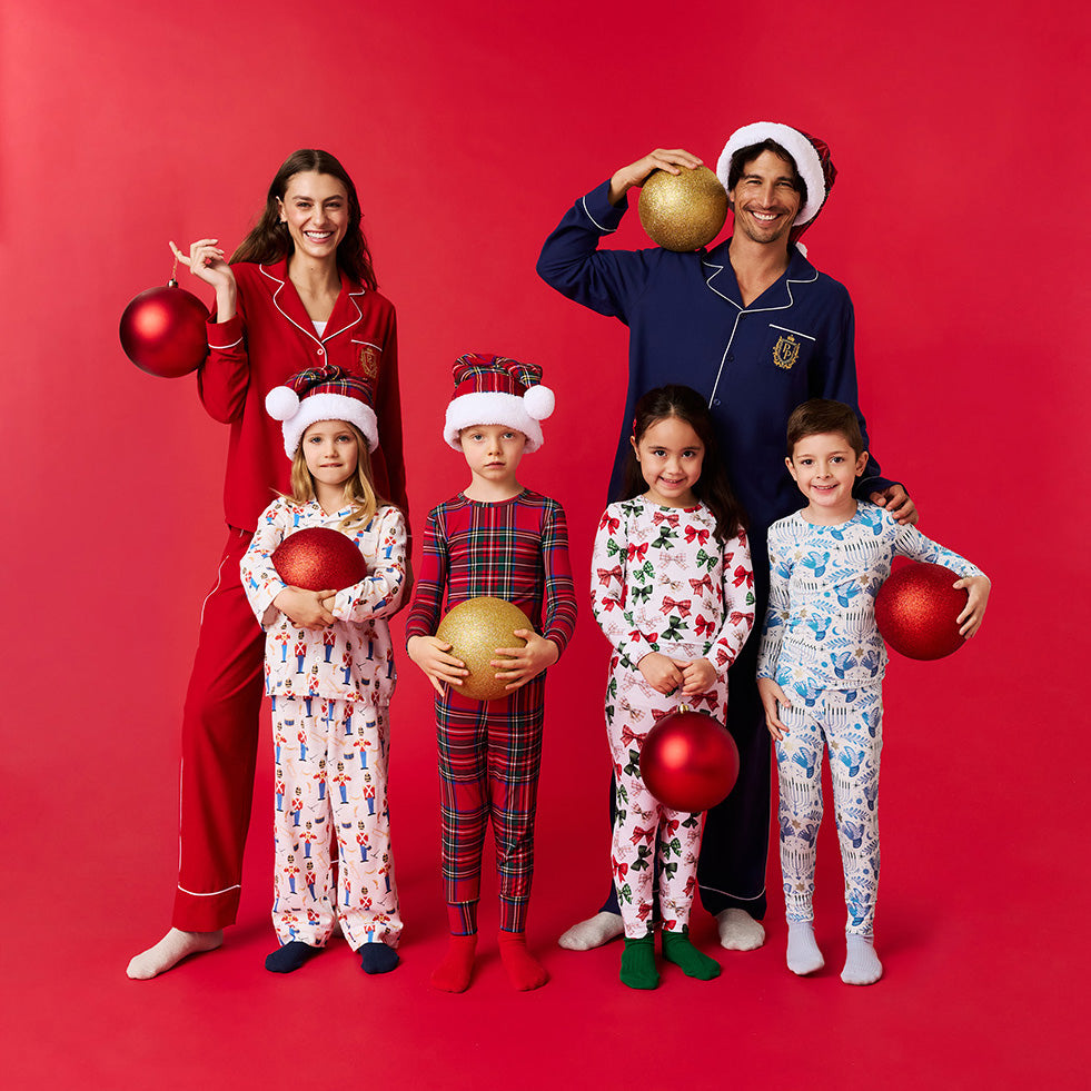 Navy Men's Flannelette Pajama Set