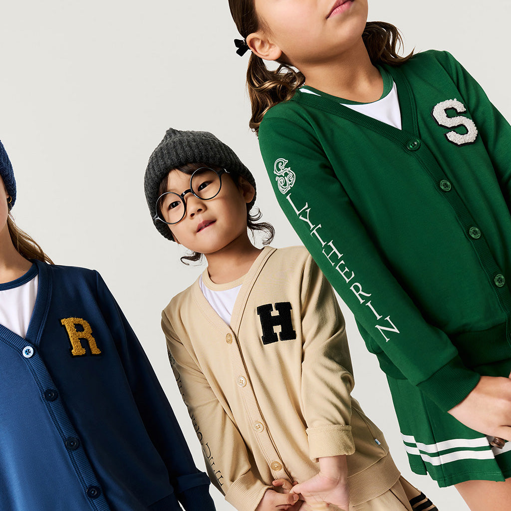 Hufflepuff Varsity League French Terry Varsity Cardigan