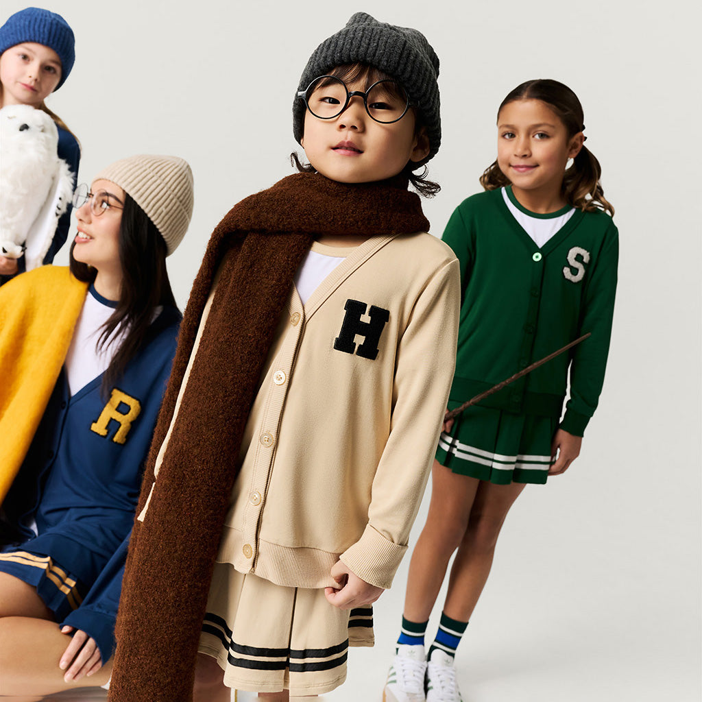 Hufflepuff Varsity League French Terry Varsity Cardigan
