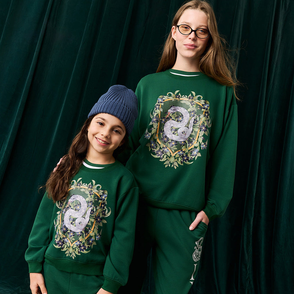 Slytherin Varsity League Women's Fleece Sweatshirt Jogger Set