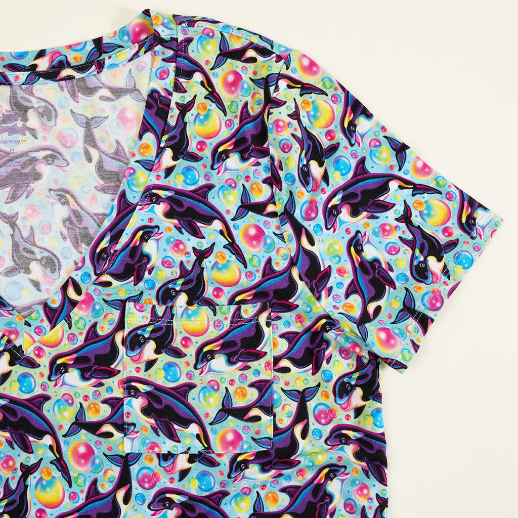 Lisa Frank® Max Splash Women's V-Neck Tee