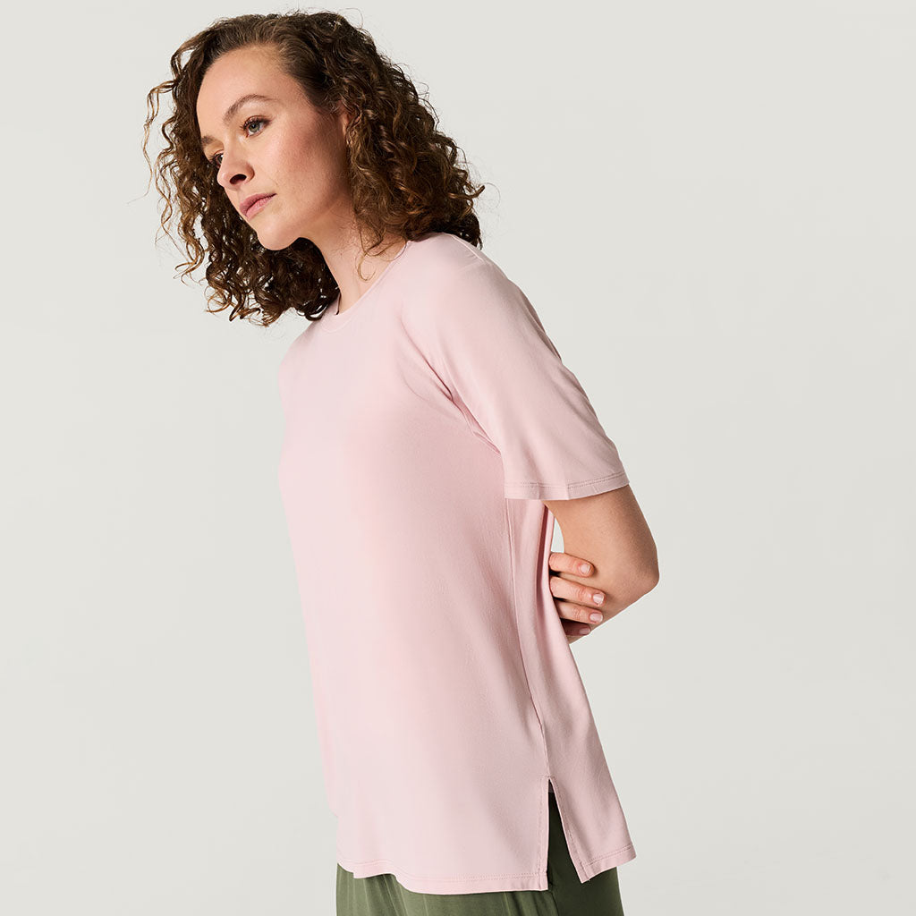 Delaney Blush Women's Loose Tee