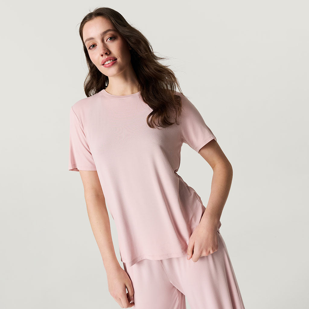 Delaney Blush Women's Loose Tee