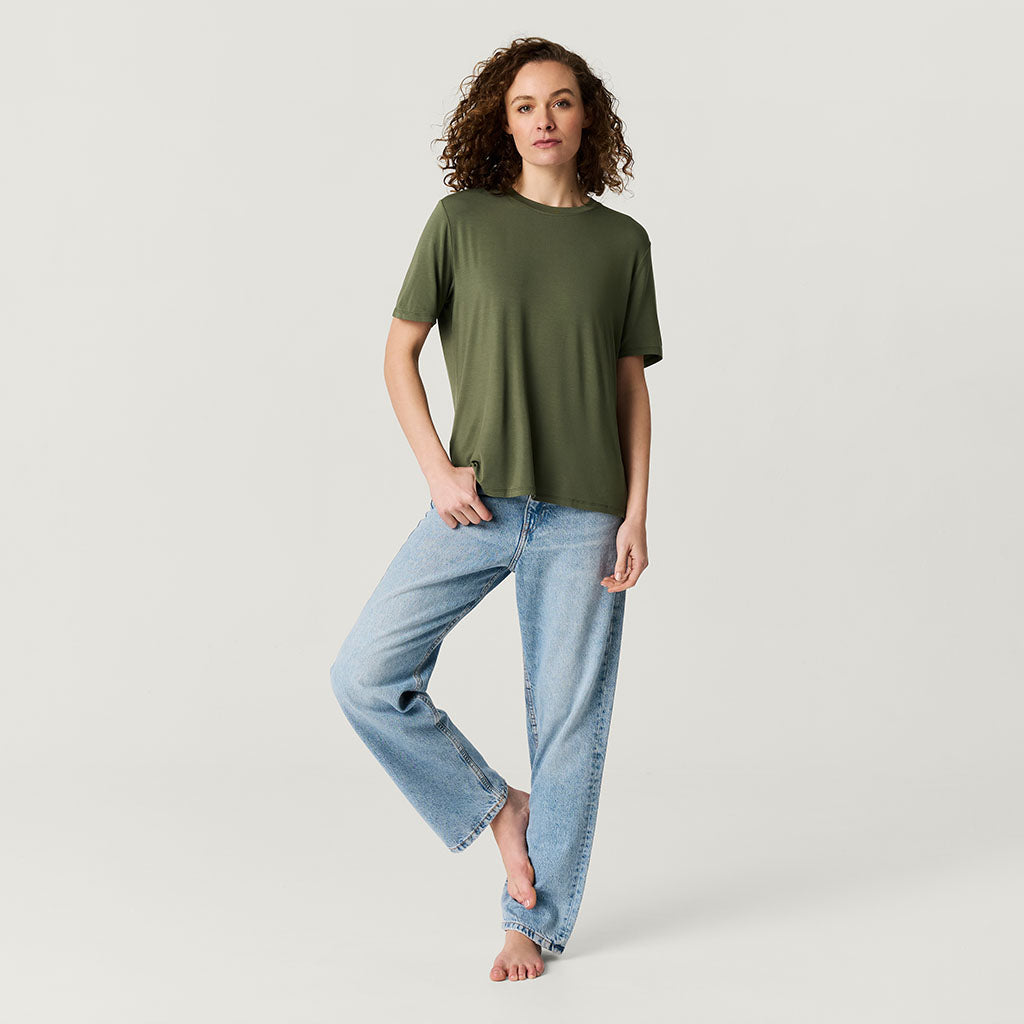 Olive Women's Loose Tee