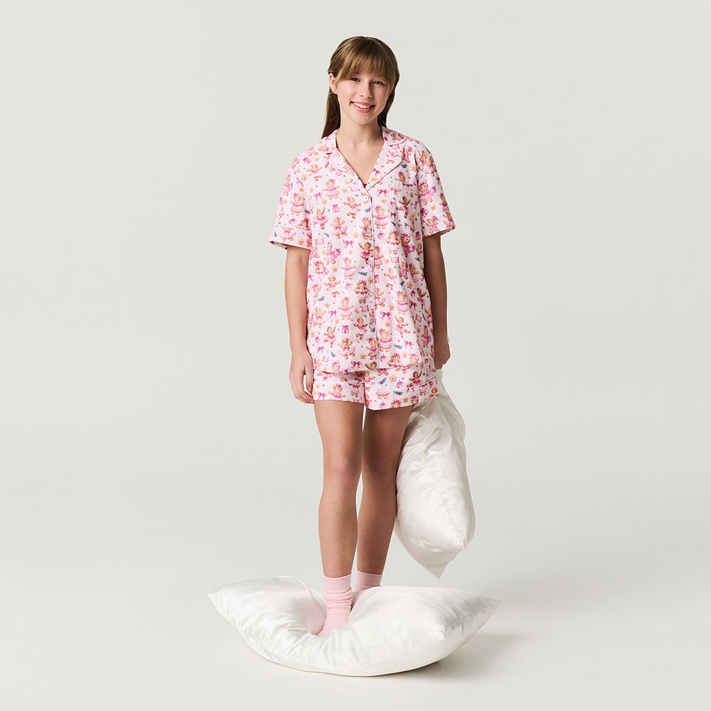 Ginger Posh Women's Flannelette Short Pajama Set