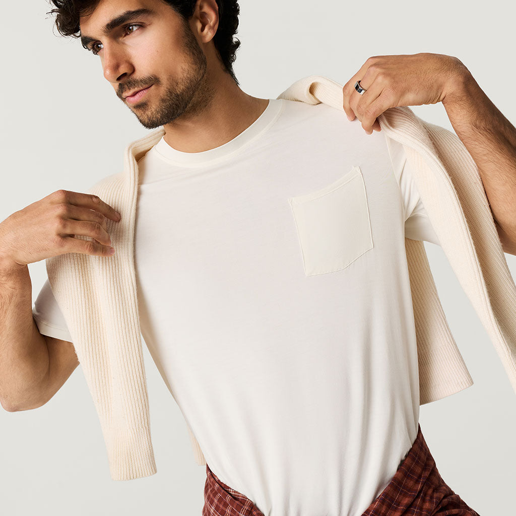 Vanilla Men's Pocket Tee