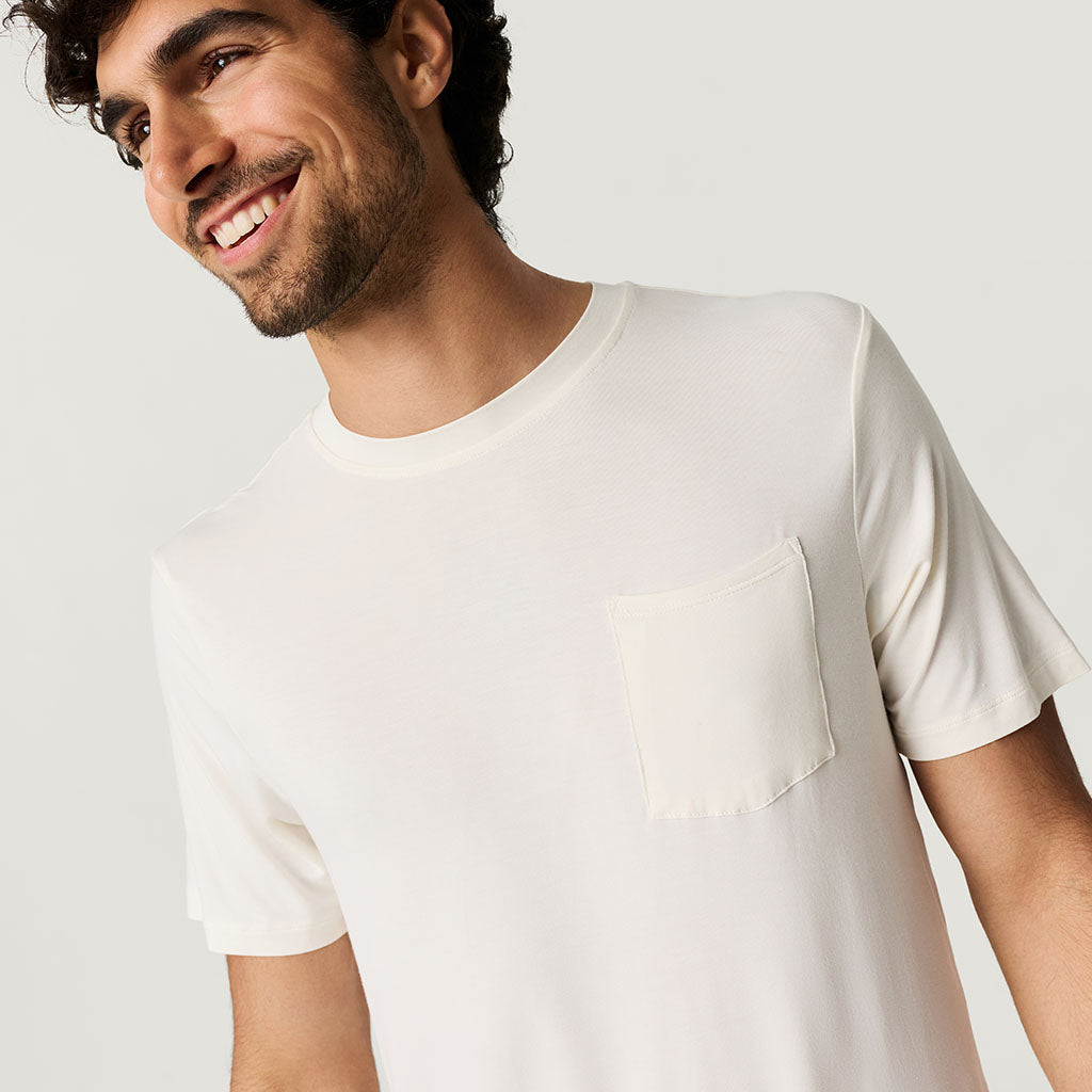 Vanilla Men's Pocket Tee