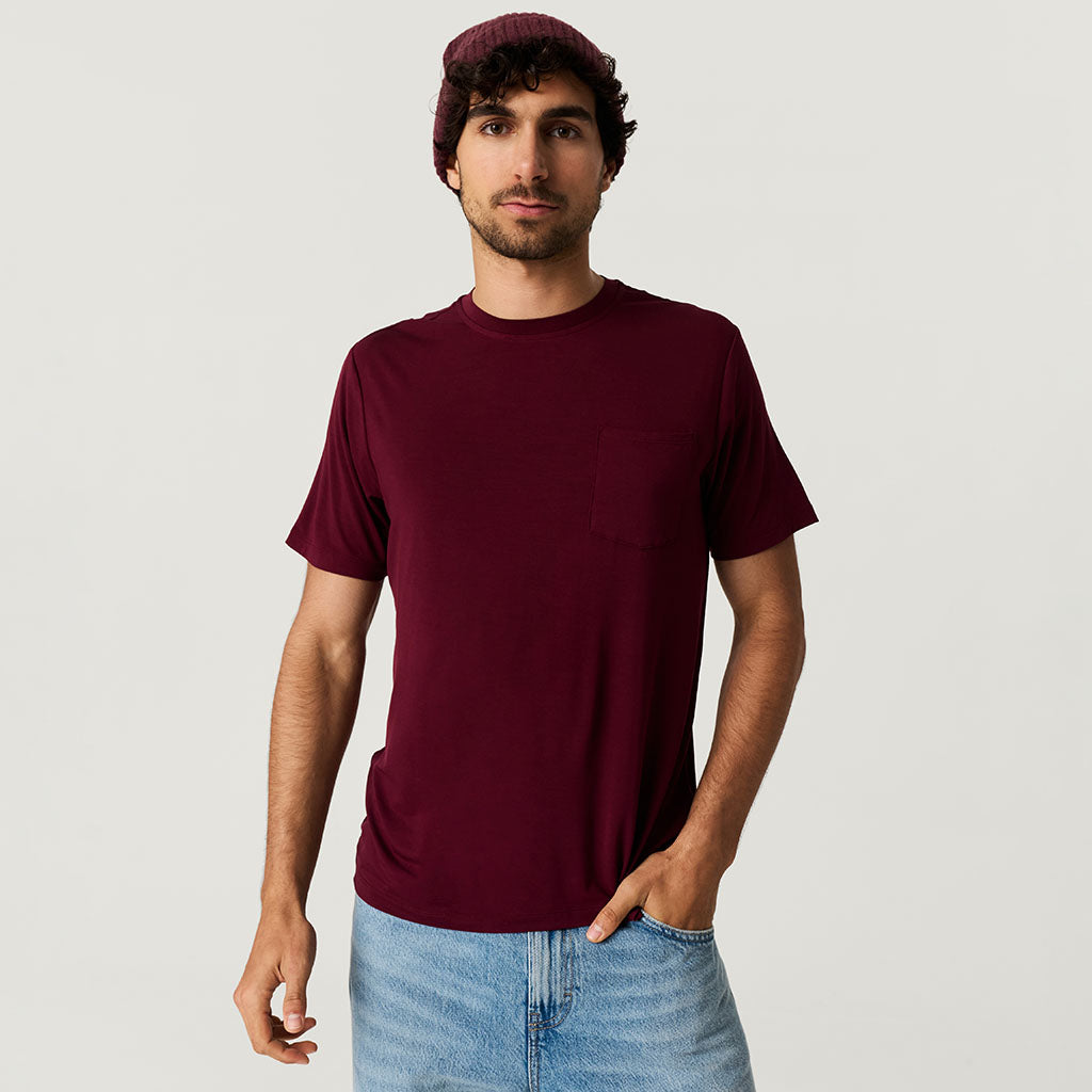 Sangria Men's Pocket Tee