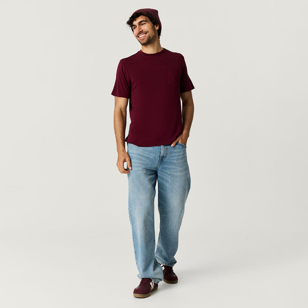 Sangria Men's Pocket Tee