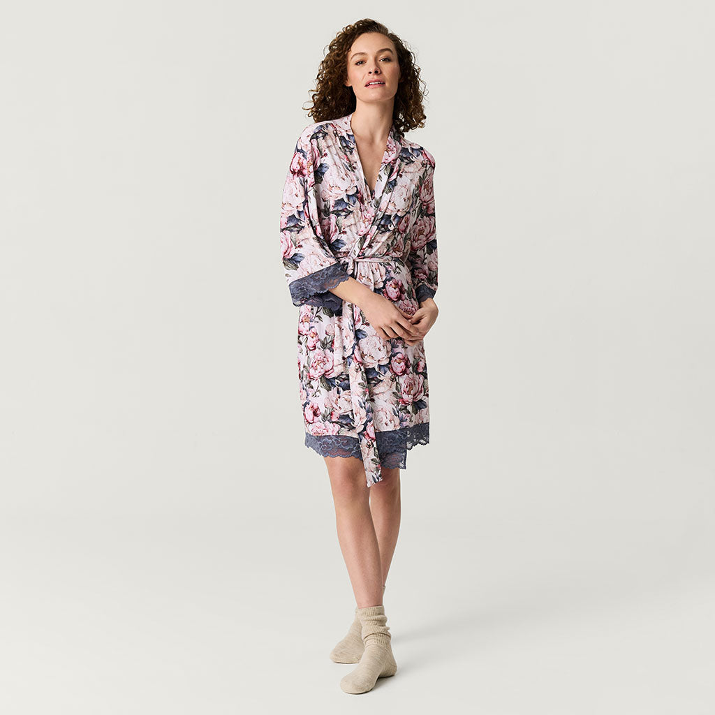 Aster Women's Lace Robe