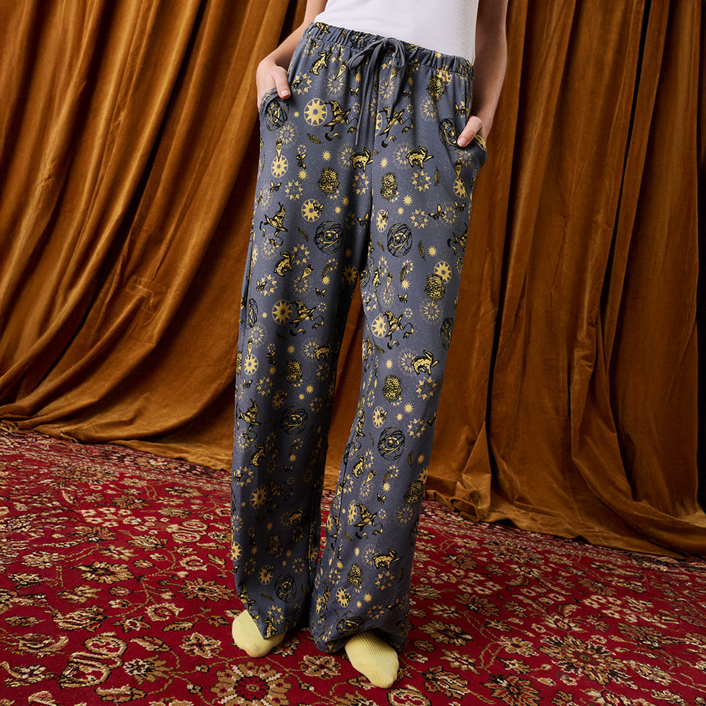 Hufflepuff House Women's French Terry Puddle Pants