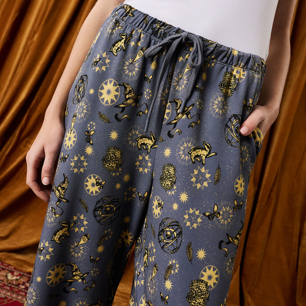 Hufflepuff House Women's French Terry Puddle Pants