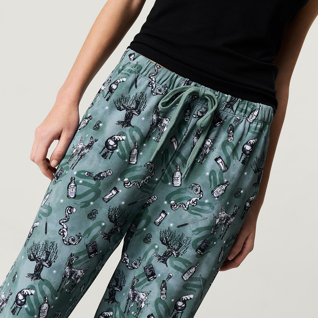 Slytherin House Women's French Terry Puddle Pants