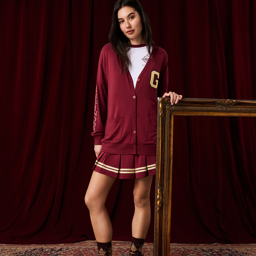 Maroon Varsity League Women's French Terry Varsity Skort