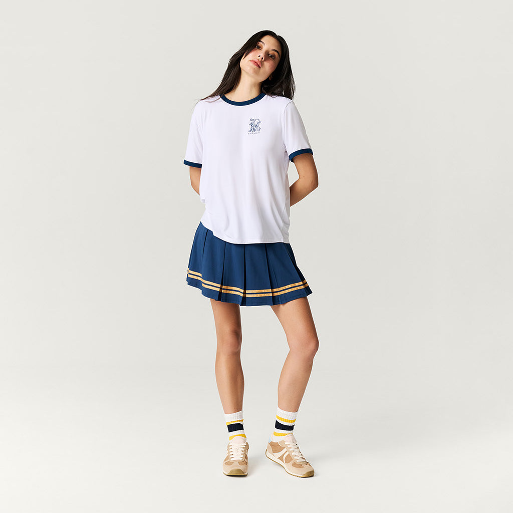 Indigo Varsity League Women's French Terry Varsity Skort