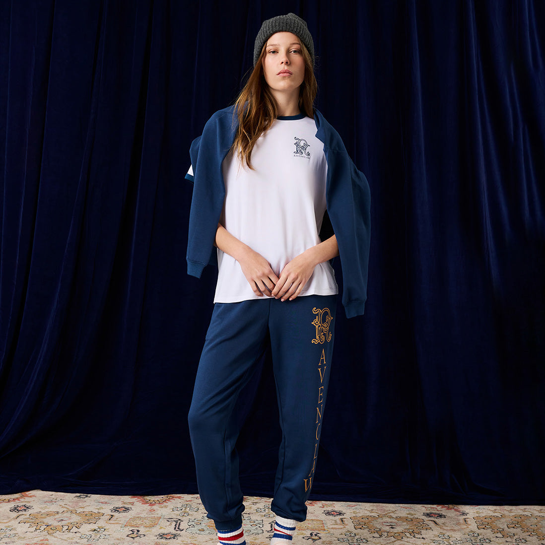 Ravenclaw Varsity League Women's Fleece Sweatshirt Jogger Set