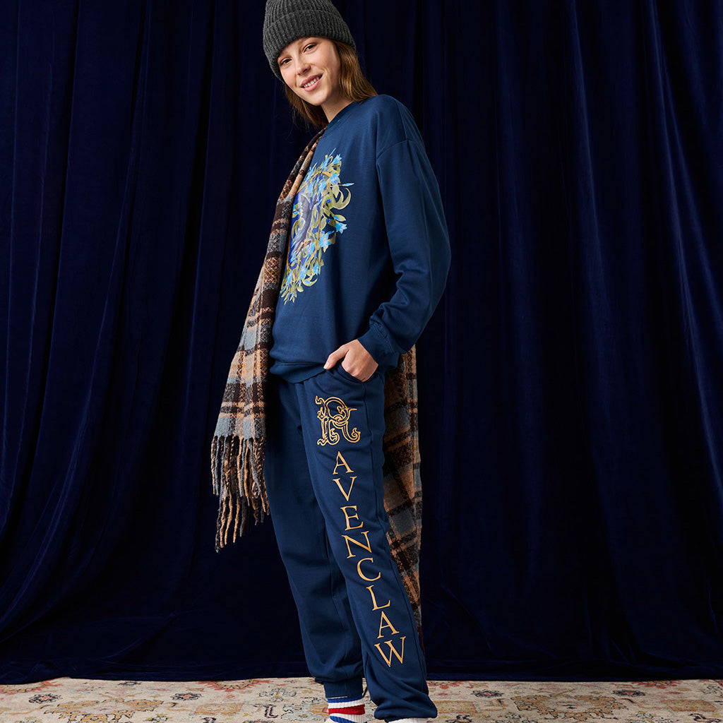Ravenclaw Varsity League Women's Fleece Sweatshirt Jogger Set