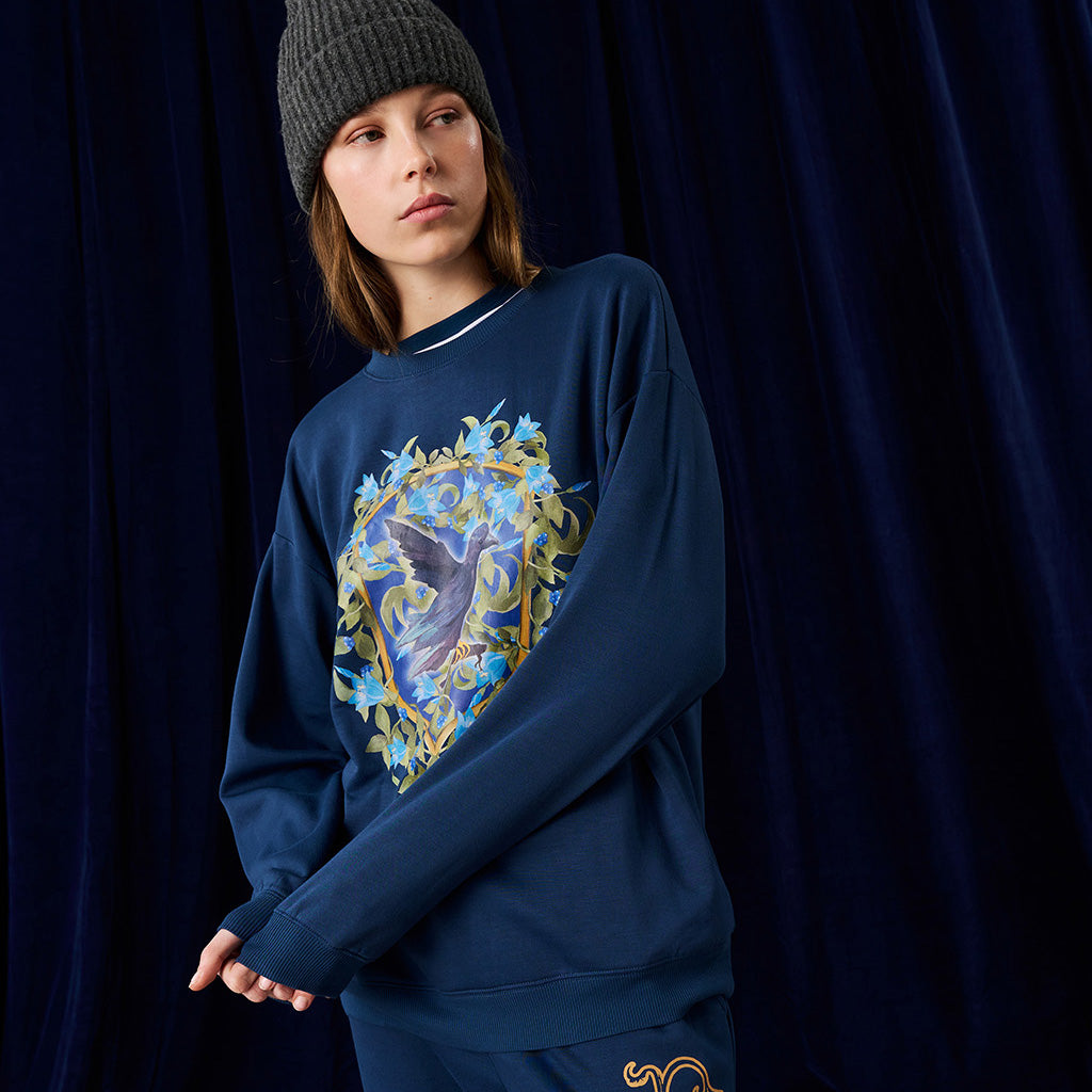 Ravenclaw Varsity League Women's Fleece Sweatshirt Jogger Set