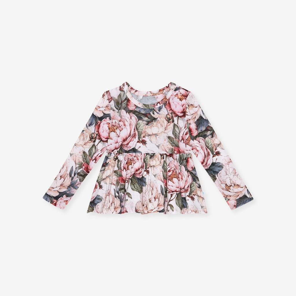 Aster Peplum Ruffled Bummie Set