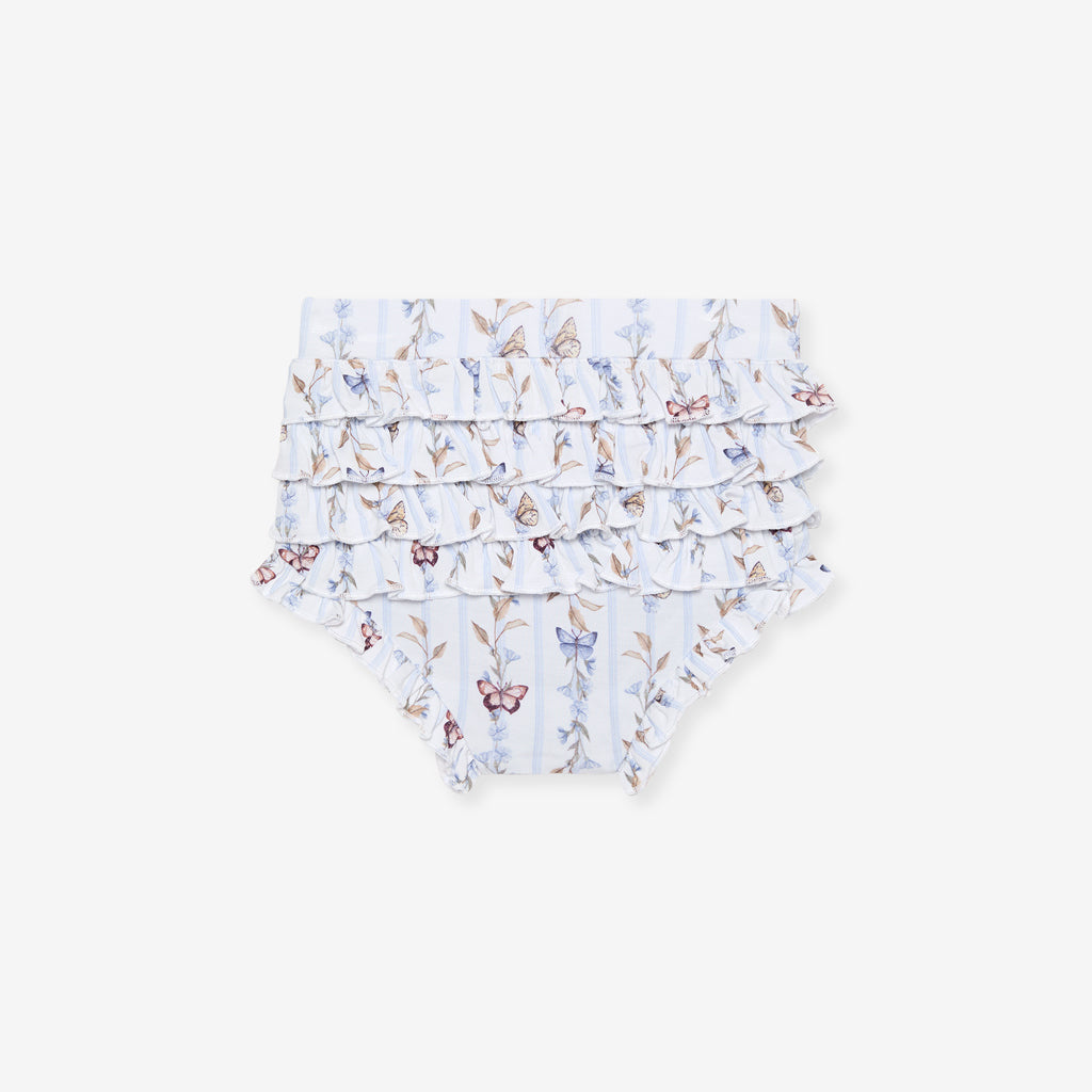 Mariselle Peplum Ruffled Bummie Set